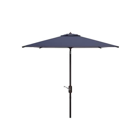 Safavieh 7.5 ft. Athens Square Umbrella Navy & White PAT8407A